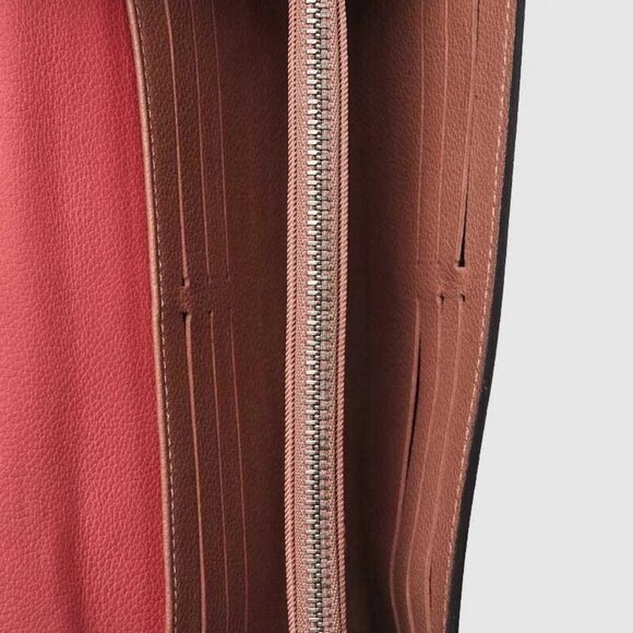 Louis Vuitton Brown/Pink Taurillon Leather Capucines Wallet - Picture 7 of 10